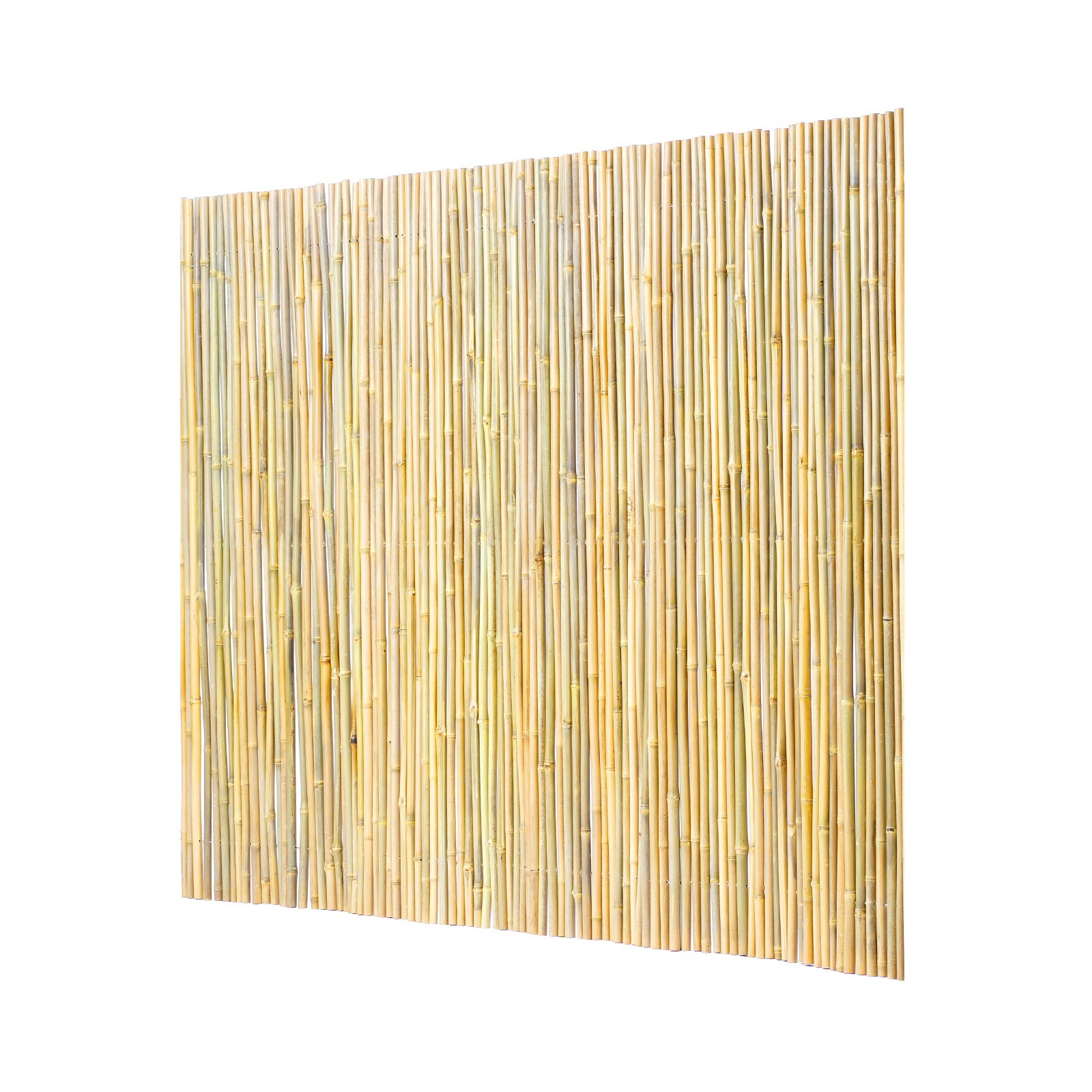 Uimoso  Natural Rolled Bamboo Fence Bamboo Panel 4 ft H x 6 ft L x 0.75 in D.