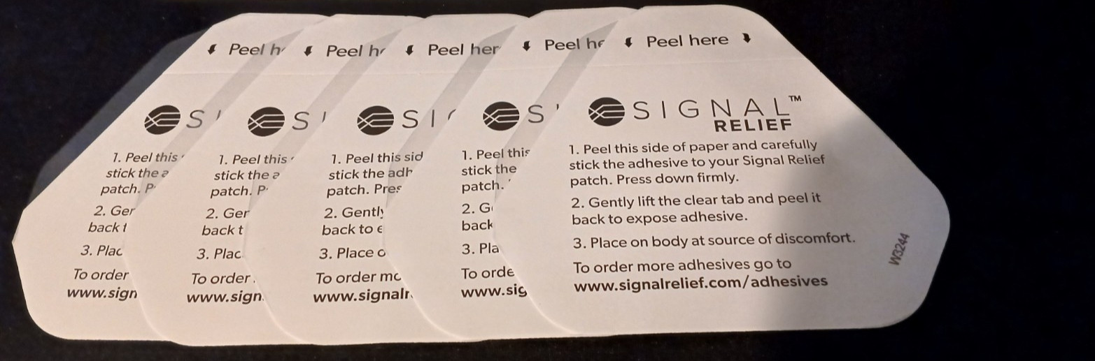 5 Count--Signal Relief Patch Adhesives--Reusable--No Patch 5 Count--Signal Relief Patch Adhesives--Reusable--No Patch