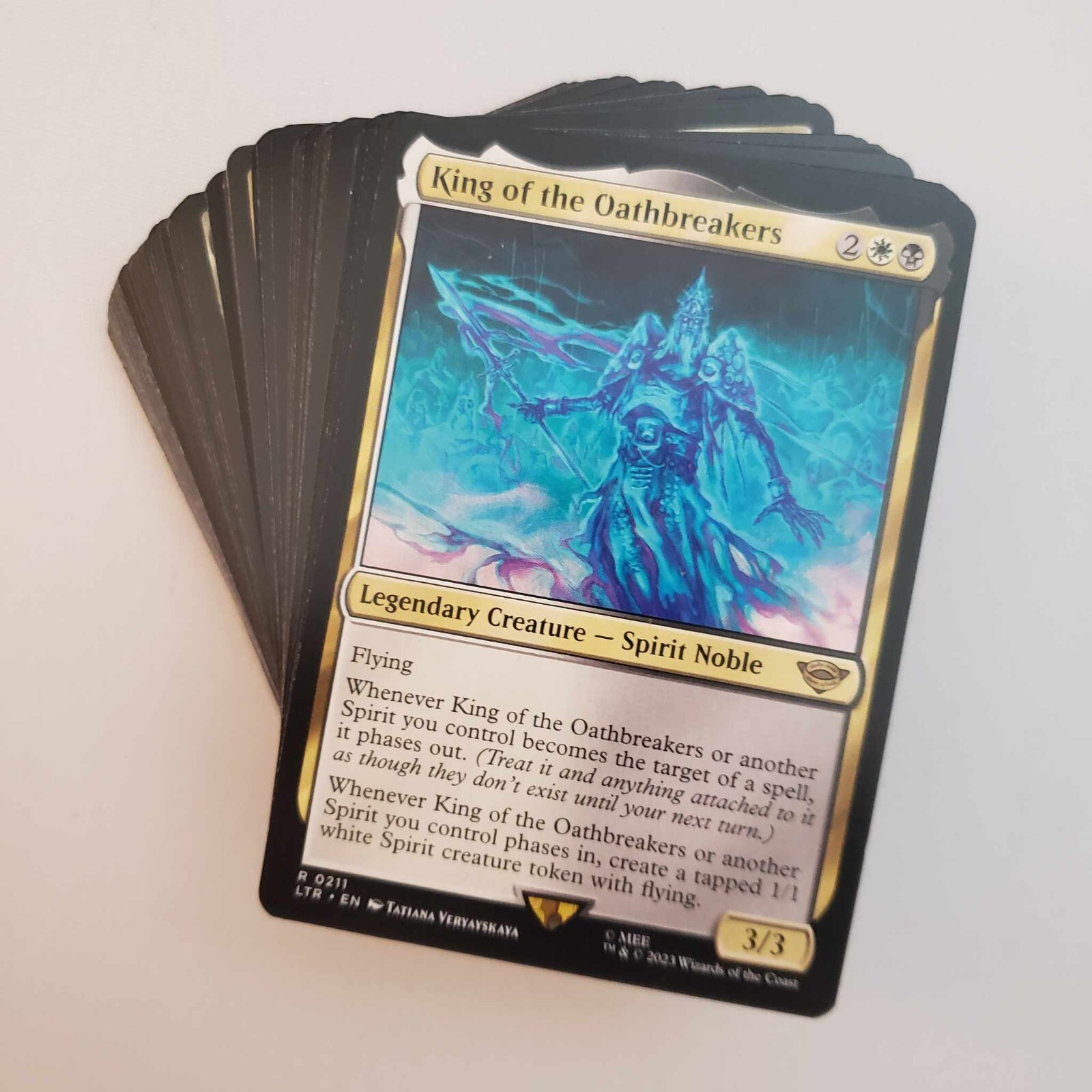 MTG Lord of the Rings Commander EDH King of the Oathbreakers Deck