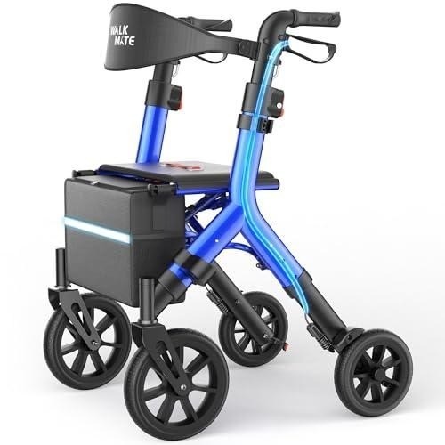 Walk Mate Rollator Walker With Seat 10\