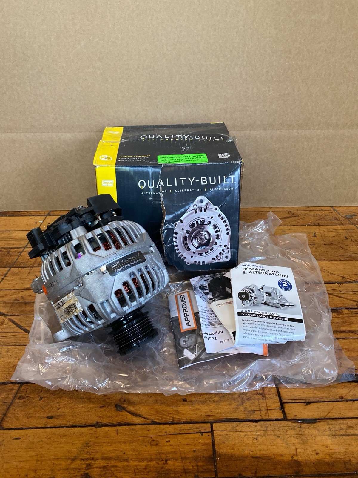 Quality-Built 13853N Alternator 120A VW Beetle Jetta Golf Audi TT 98-08