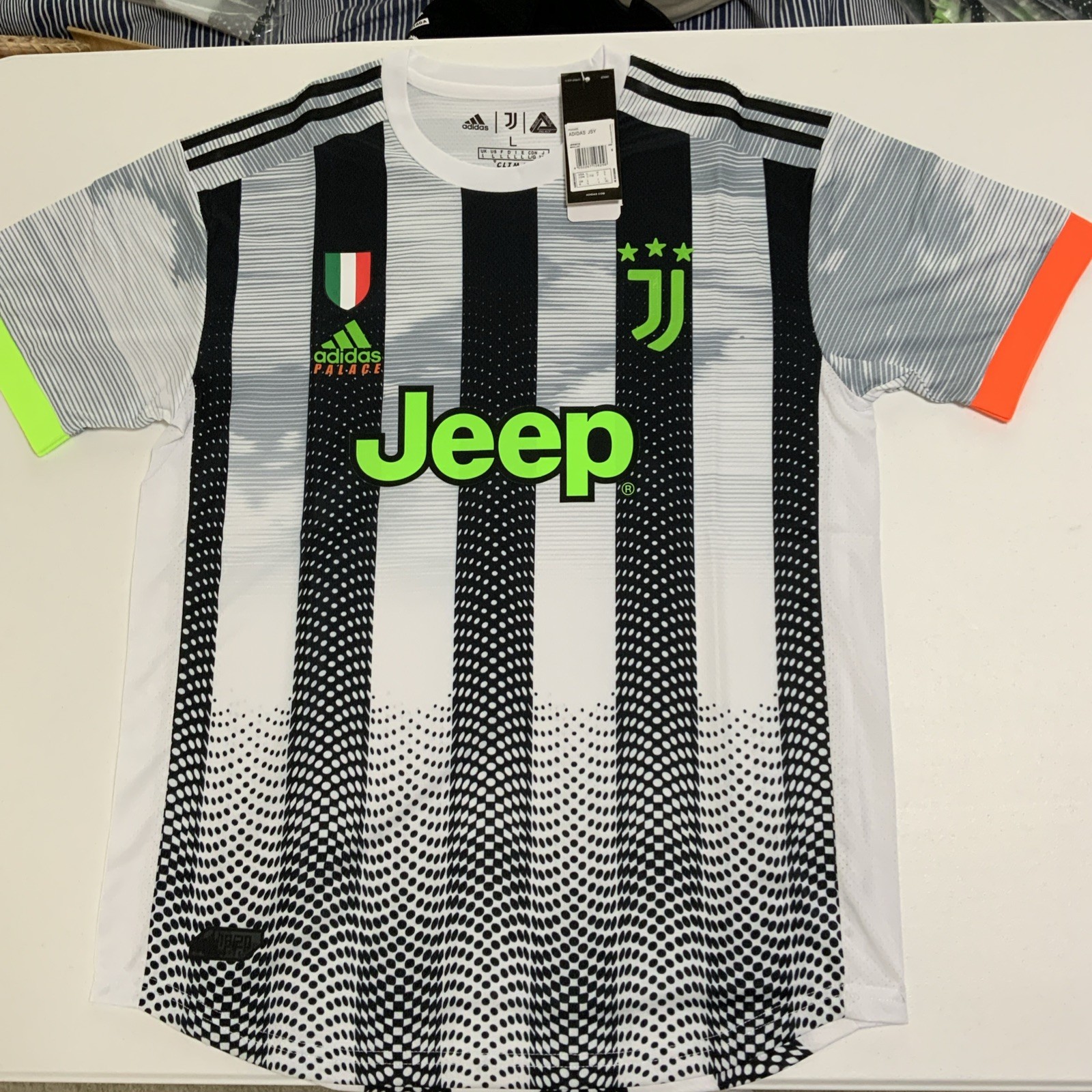 Adidas Palace Jersey Mens Medium Jeep Juventus Soccer Football L Adidas Palace Jersey Mens Medium Jeep Juventus Soccer Football L