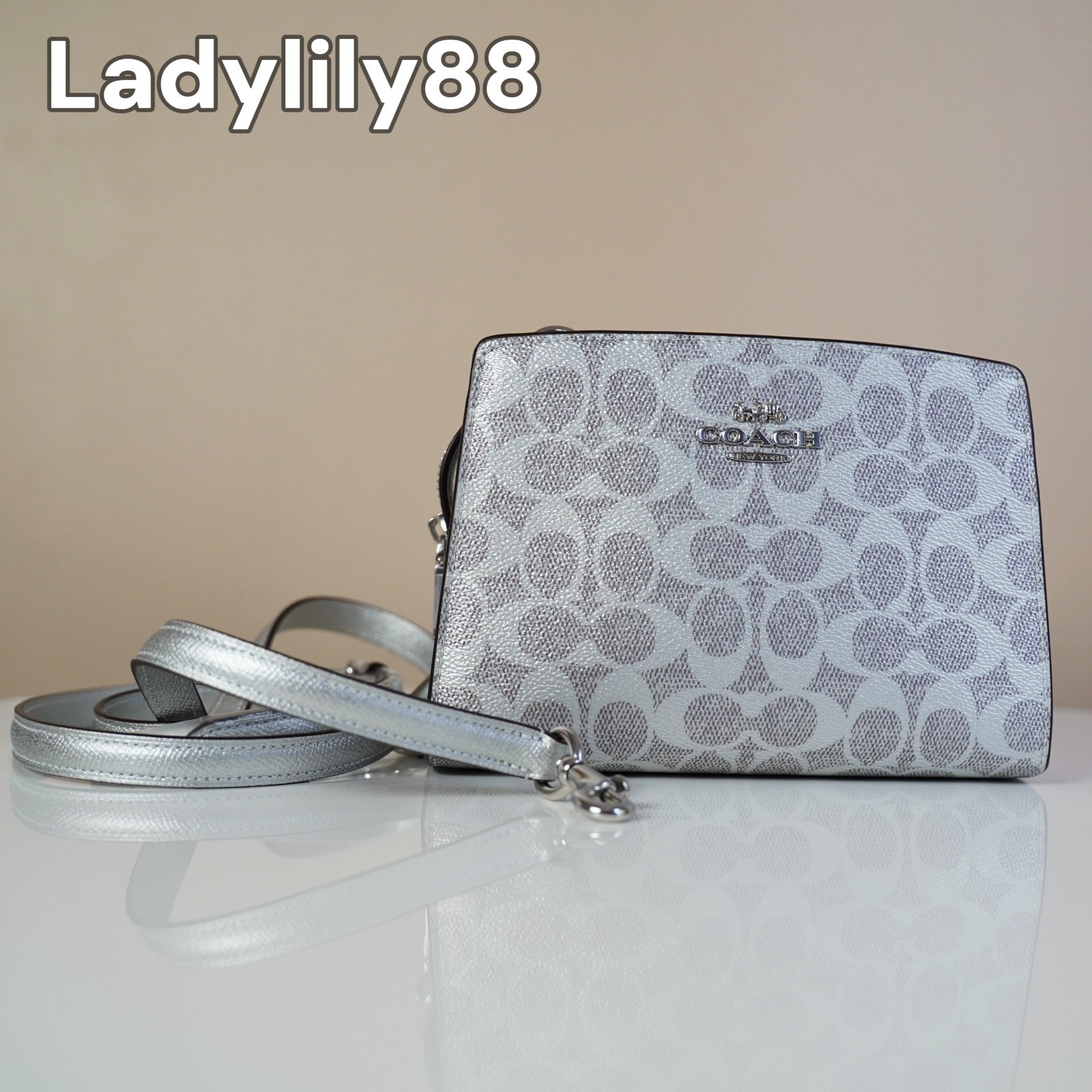 Coach CCK70 Gia Crossbody Bag In Signature Canvas Leather $298 Coach CCK70 Gia Crossbody Bag In Signature Canvas Leather $298