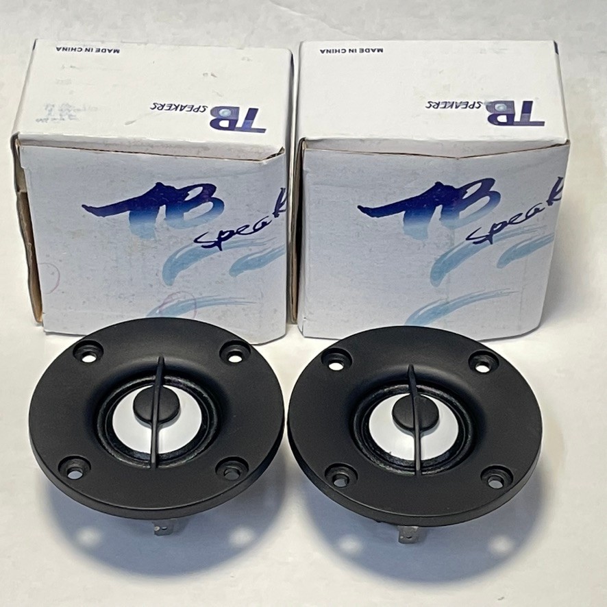 Tang Band 25-1719S 1” Ceramic Dome Neodymium Tweeters - 4 Ohm - NOS Pair