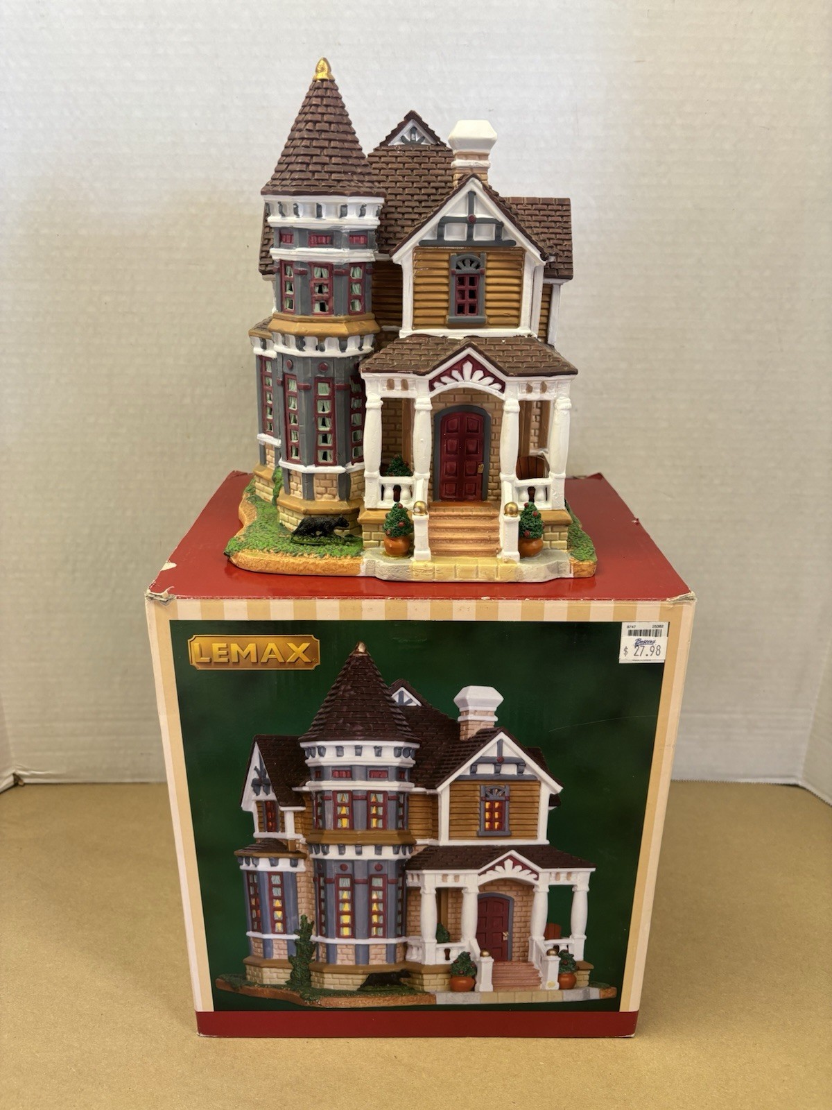 Lemax Holidays & Seasons “ The Carlton Residence” 25382 Rare *No Light EUC