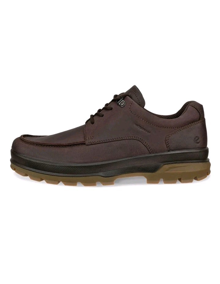 ECCO Rugged Track Low Moc Toe Waterproof Shoes Coffee Brown EU 43 Men\'s 9 - 9.5