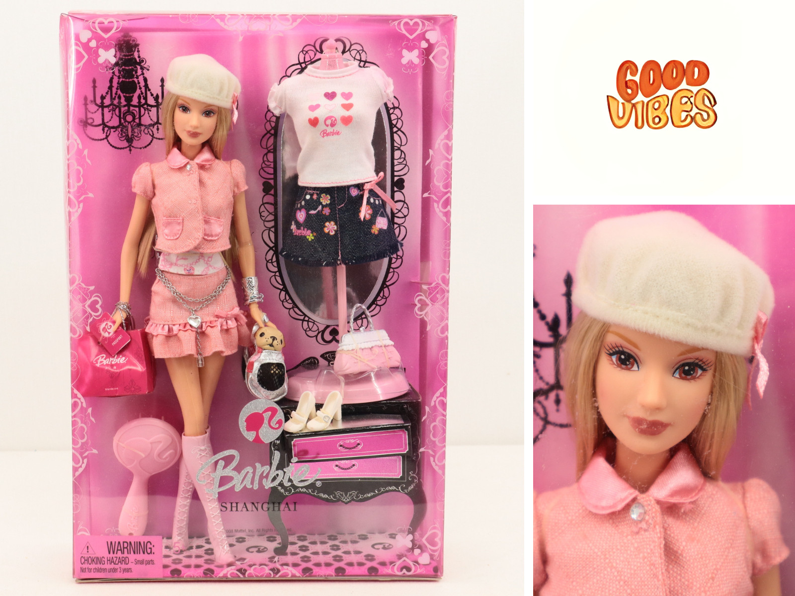 2008 Mattel Barbie Shanghai N0769 NRFB Fashion Doll Accessories