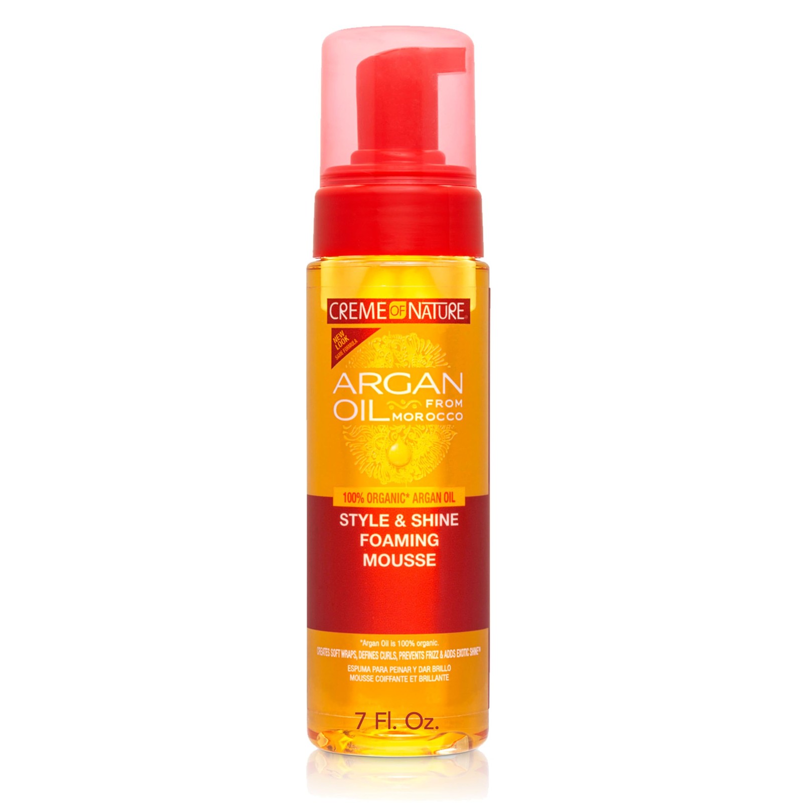 Creme of Nature Argan Oil From Morocco Style & Shine Foaming Mousse, 7 oz |