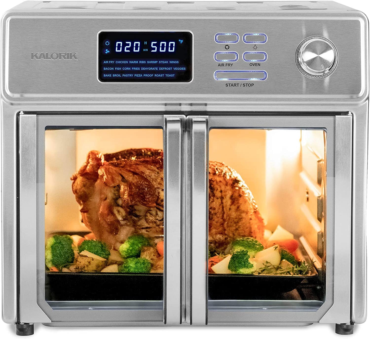 Kalorik MAXX 26 QT Stainless Steel Digital Air Fryer Oven AFO-46045-SS