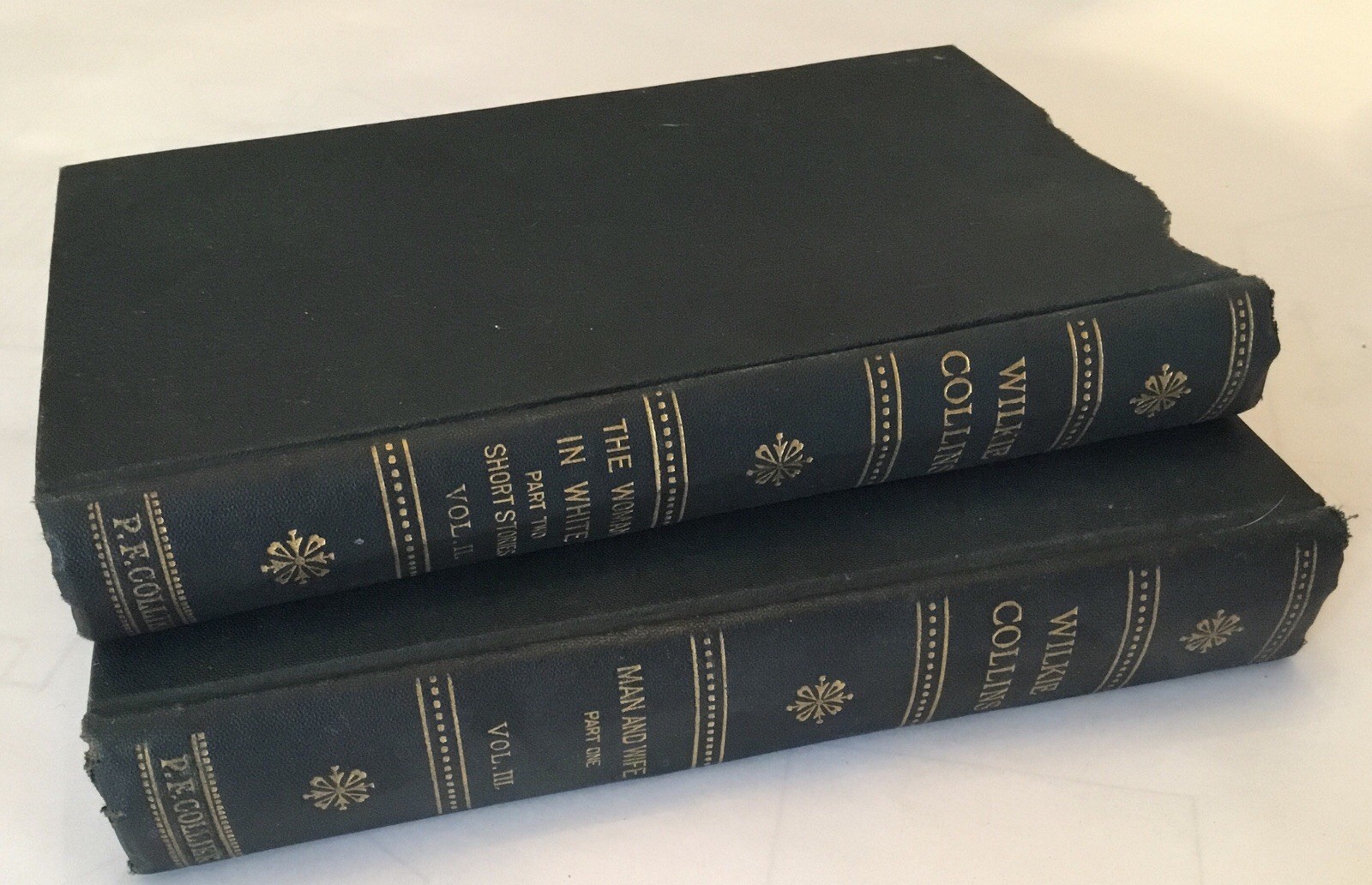 The Works of Wilkie Collins, Collier Books, circa 1900 Vol. 2 & Vol. 3 The Works of Wilkie Collins, Collier Books, circa 1900 Vol. 2 & Vol. 3
