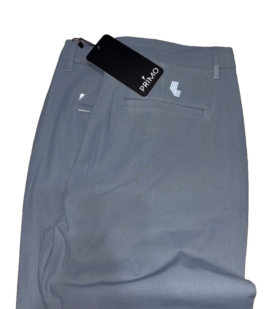 NEW 38W x 30L PRIMO Golf Traditional Pants LIV GOLF Tour Issued Gray NEW 38W x 30L PRIMO Golf Traditional Pants LIV GOLF Tour Issued Gray