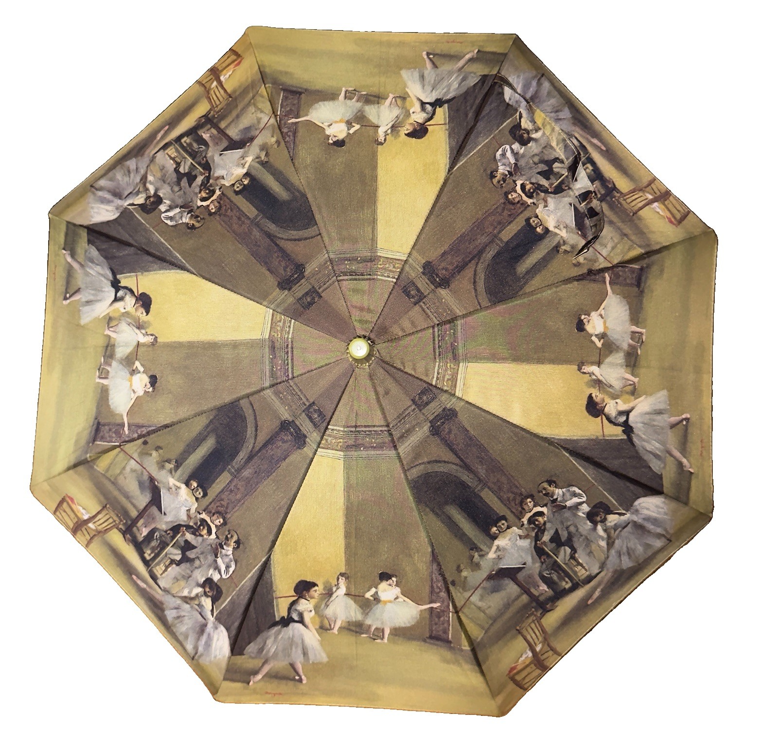 Galleria Enterprise Edgar Degas Umbrella Ballerinas Art Graphic Stick 30” Wide