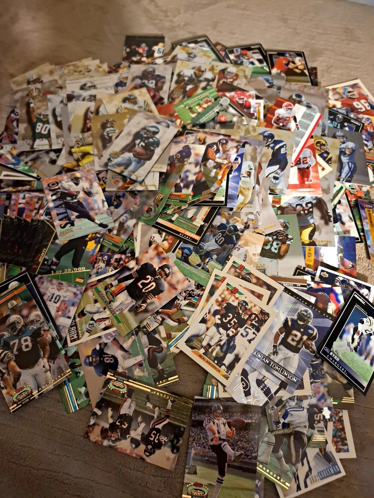 Pinnacle/Upper Deck SPx 1994 NFL Card Lot 1994 Gridiron Tomlinson Pinnacle/Upper Deck SPx 1994 NFL Card Lot 1994 Gridiron Tomlinson