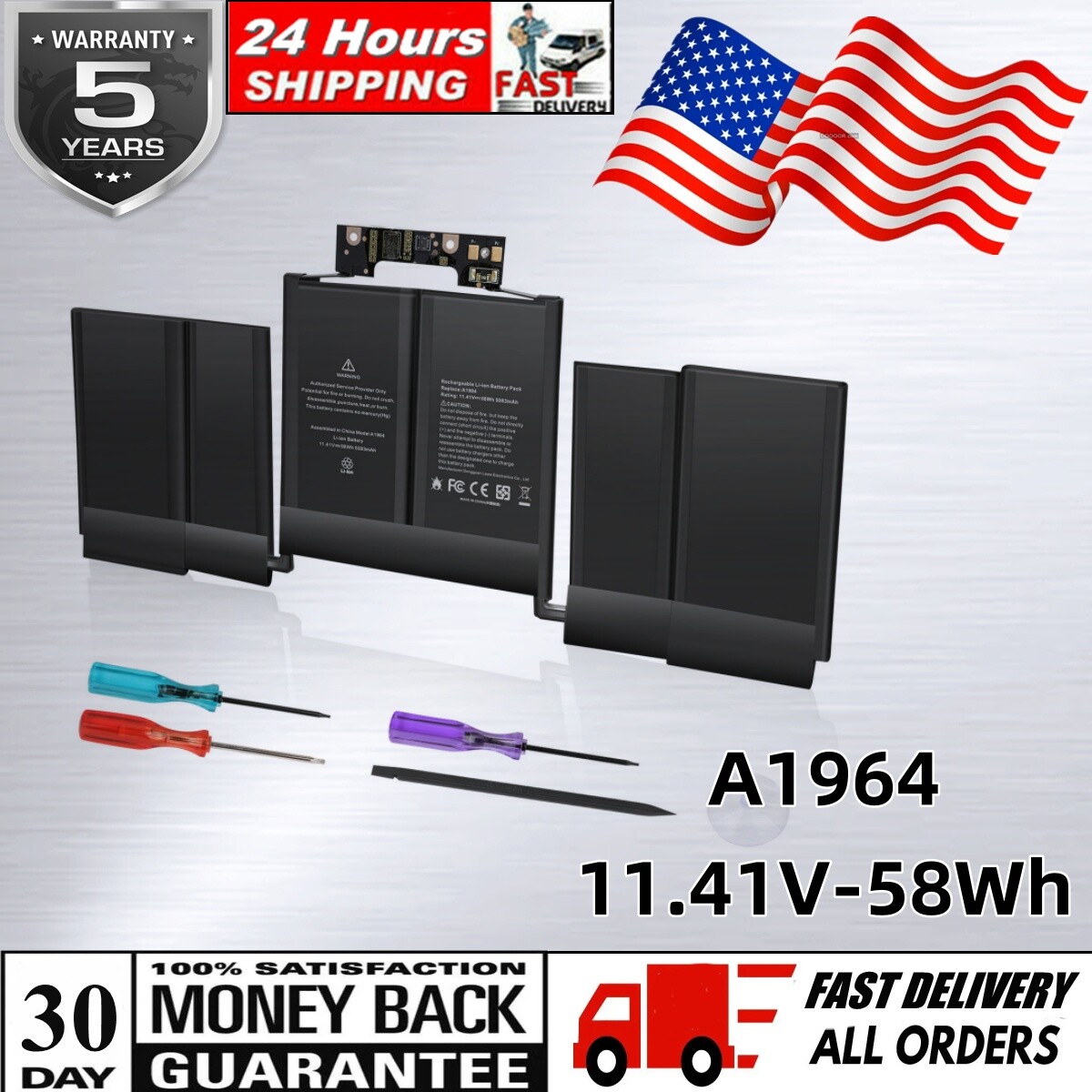 A1964 Battery for MacBook Pro 13