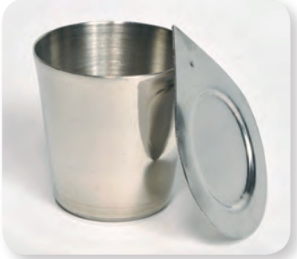 United Scientific Supplies NCR050 Crucible, Nickel, 50ML, with Lid (New in Box)