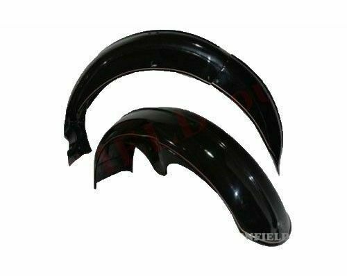 Black Painted Front & Rear Mudguard Fender Pair Units Matchless G3LS ECs