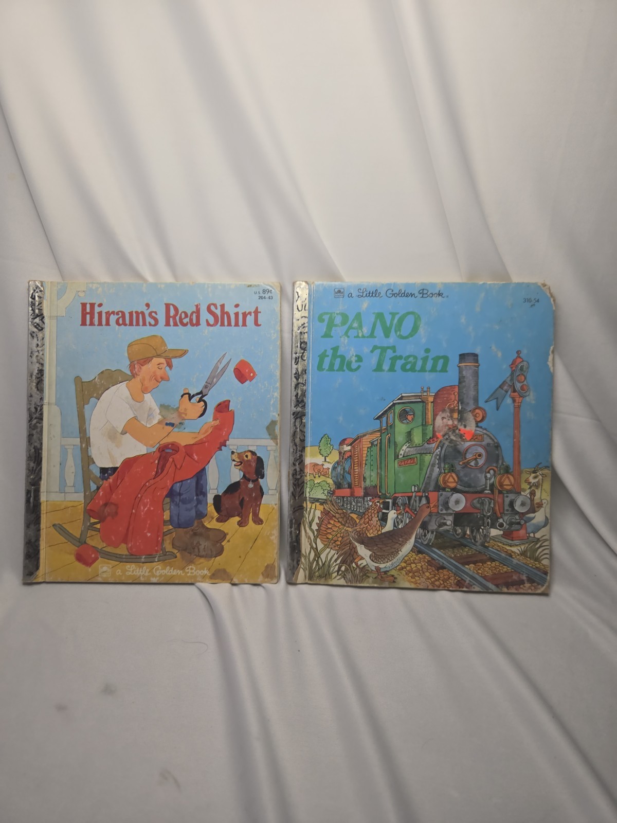 Hiram\'s Red Shirt Mabel Watts 1981 Little Book Illustrated Children\' &pano Train
