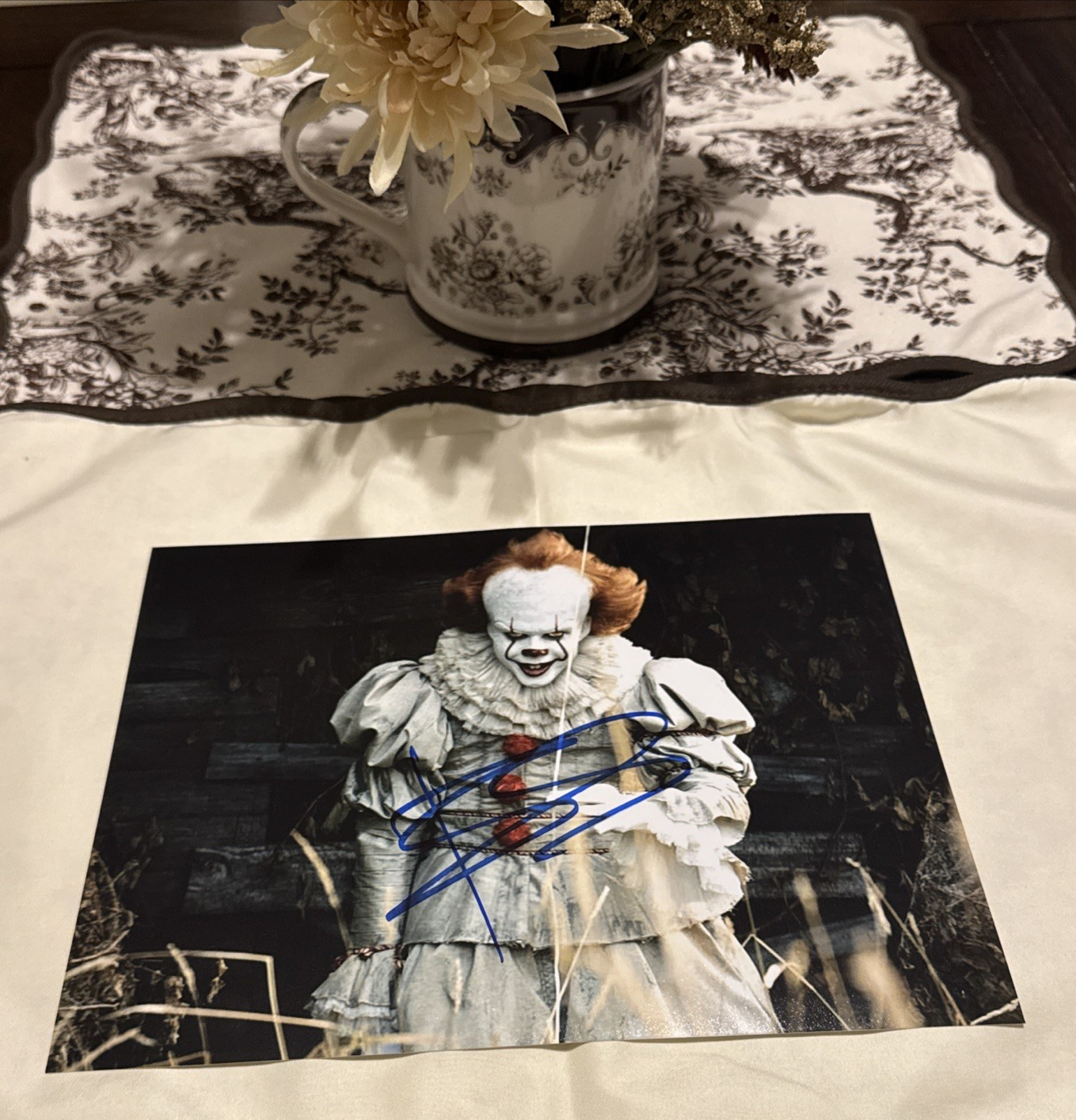 Bill Skarsgard Signed PENNYWISE: IT 8x10