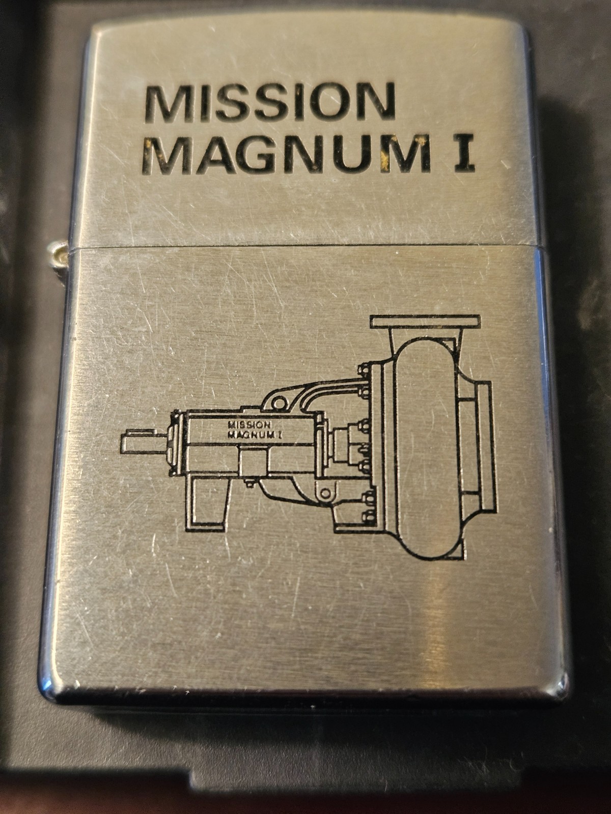 1996 Mission Magnum I Zippo - brushed chrome- Used
