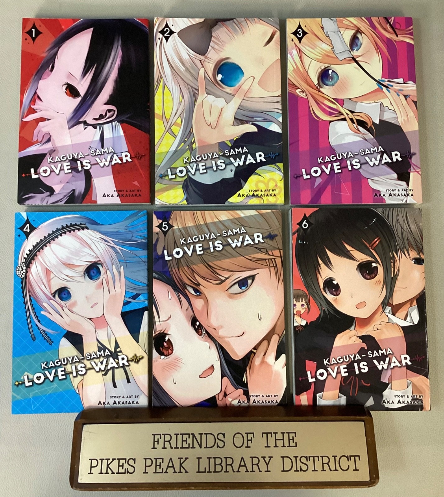 Kaguya-Sama LOVE IS WAR MANGA Volumes 1-6 English Viz Media PRISTINE