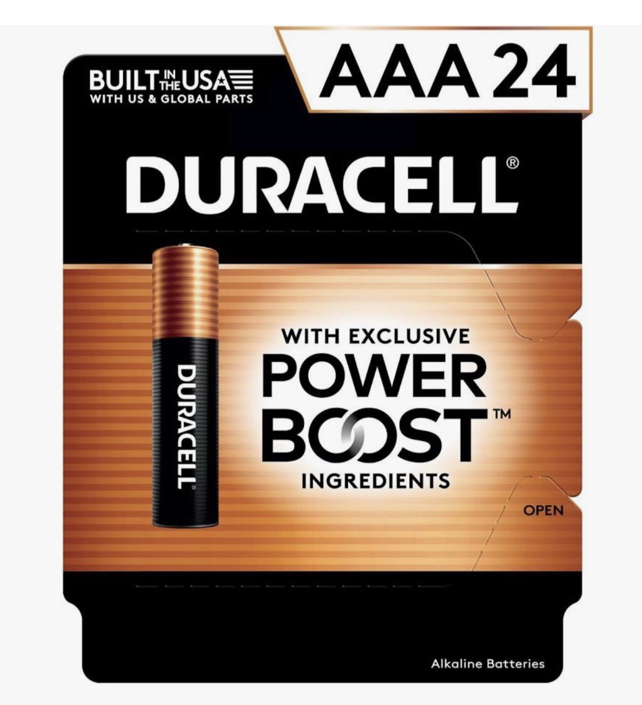 TWO 24 Packs (48) Duracell with Power Boost AAA MFR Sealed Batteries Exp 03/2037 TWO 24 Packs (48) Duracell with Power Boost AAA MFR Sealed Batteries Exp 03/2037