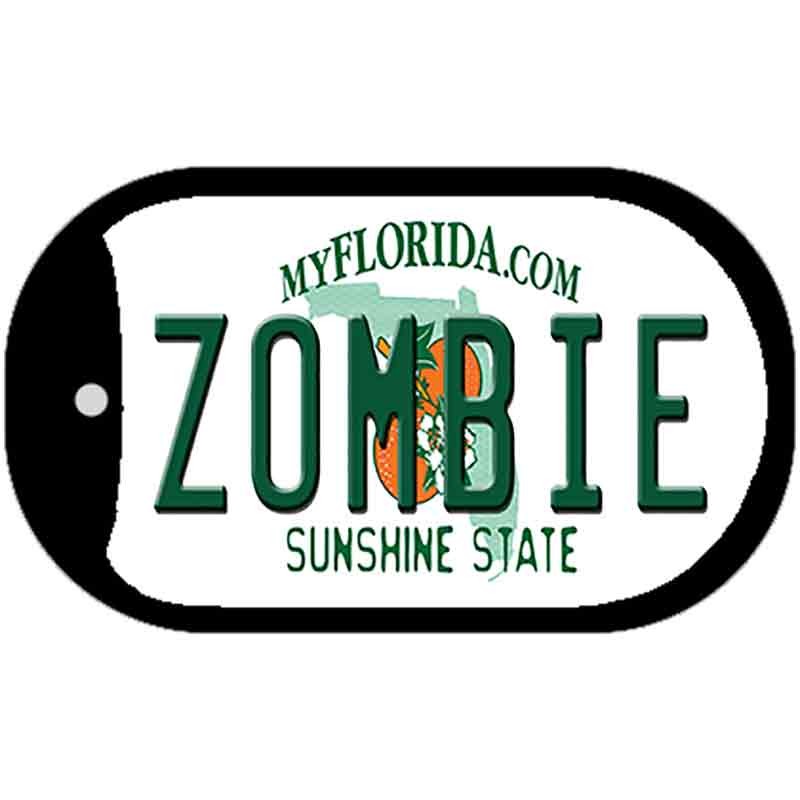 Zombie Florida Novelty Metal Dog Tag Necklace 2\
