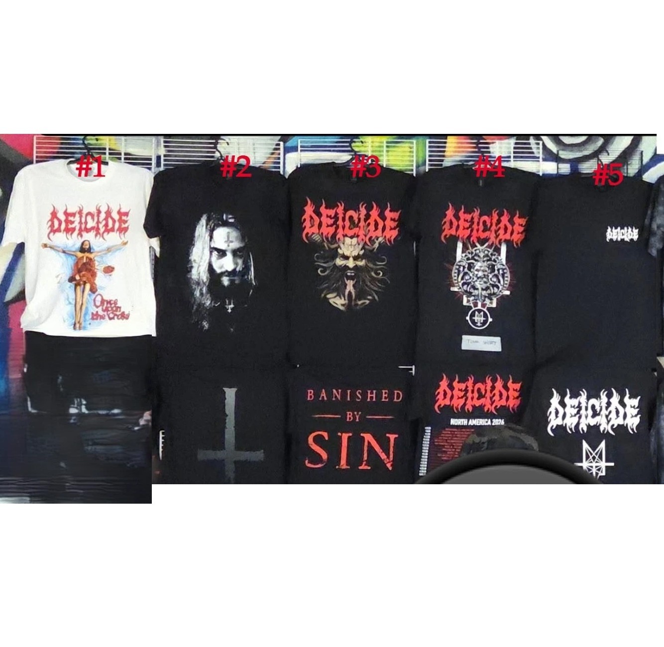 DEICIDE US Tour 2026 T-Shirt reprint, FAST SHIP DEICIDE US Tour 2026 T-Shirt reprint, FAST SHIP