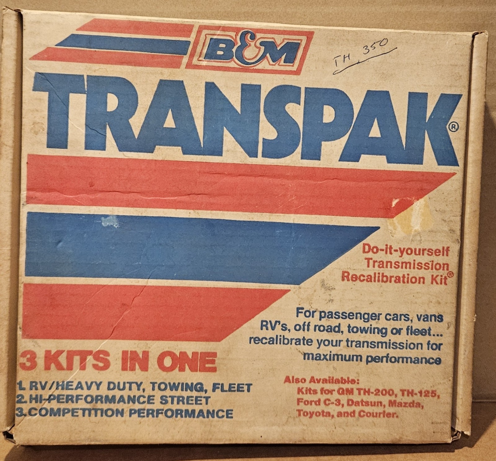 NOS 1984 B&M Transpak Kit for TH350 1968 - 1981 Part Number #30228