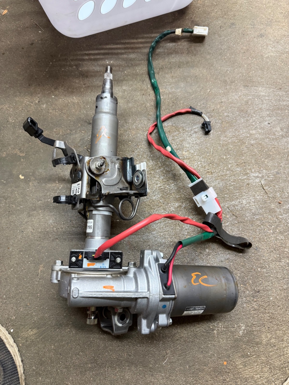 2011 TOYOTA PRIUS Power Steering Column Electric Motor jj301 000331