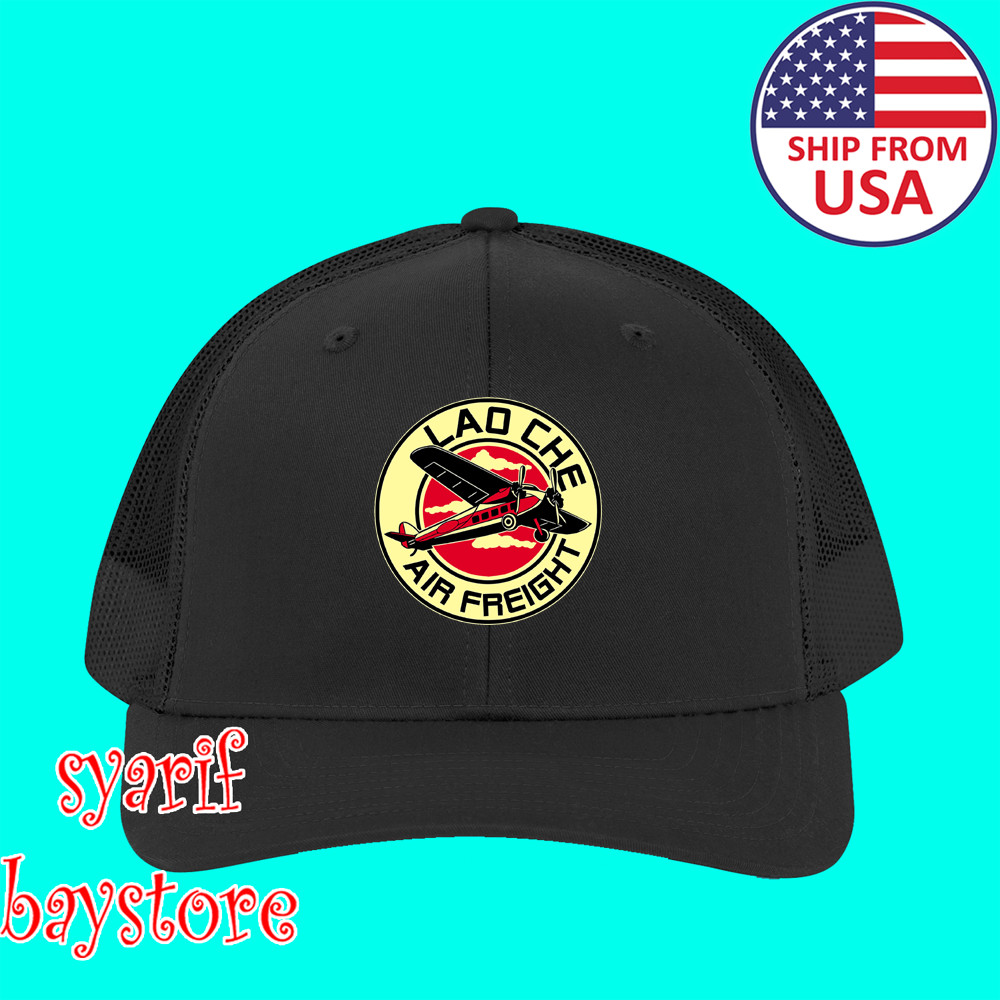 Lao Che Air Freight Black Trucker Hat Cap Adult Size