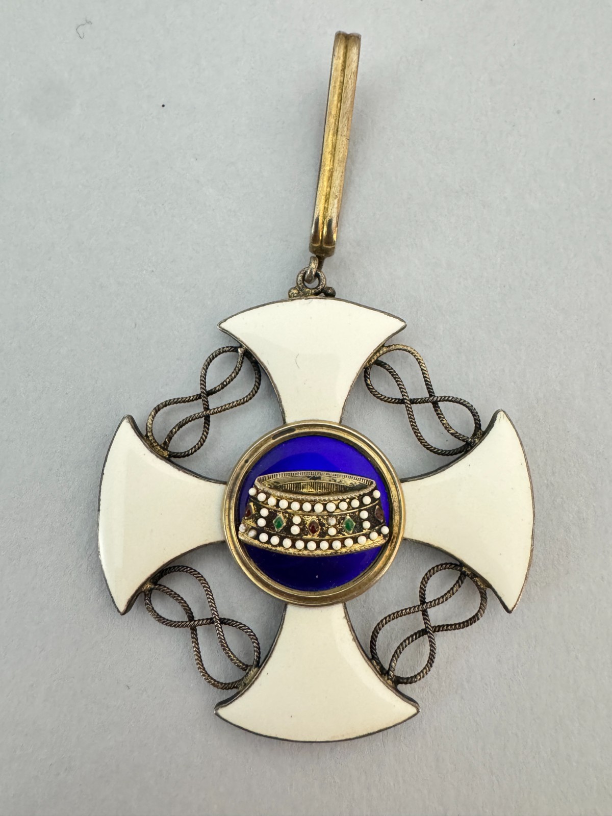 Italian Order of the Crown Commander's Neck Badge WW1 era Italian Order of the Crown Commander's Neck Badge WW1 era