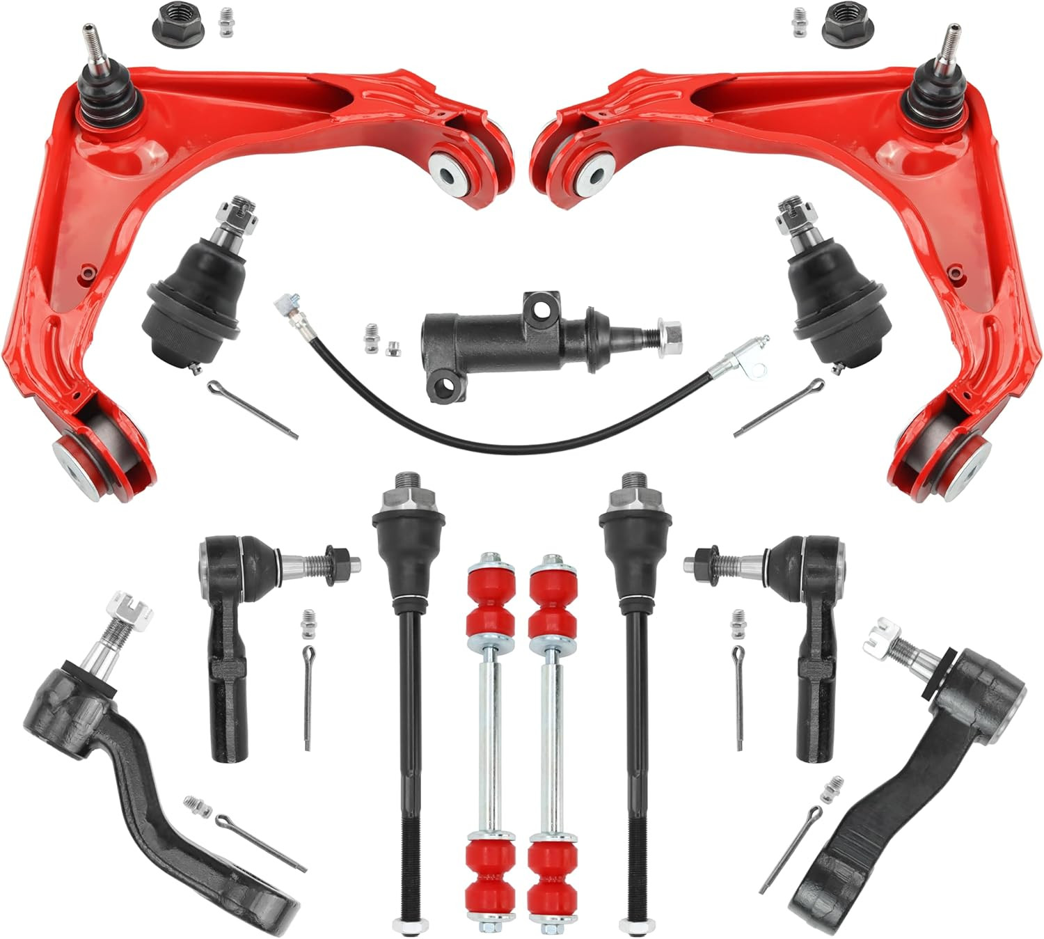 13PC Front End Suspension Kit for Chevy Silverado GMC Sierra 2500HD 3500HD,Su...