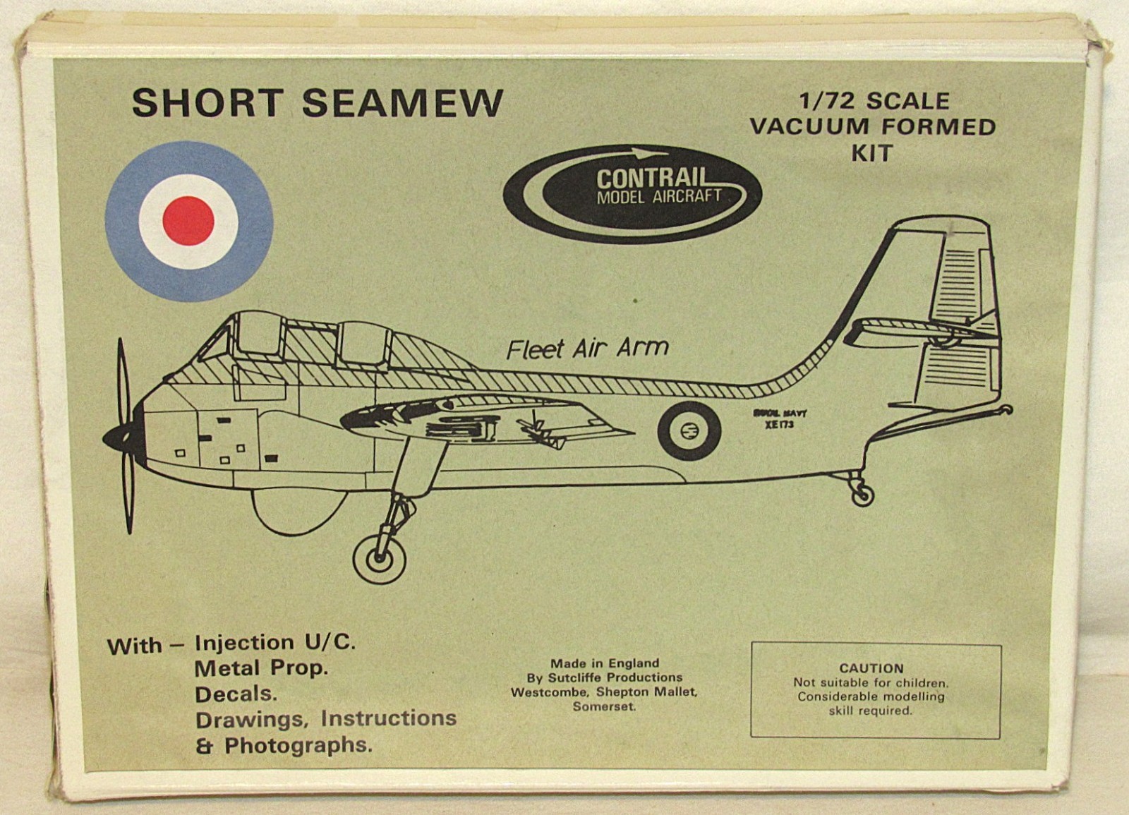 Contrail Short Seamew 1:72 NIB 'Forest Creek Gems'