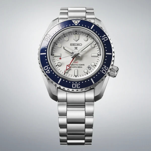 *BRAND NEW* Seiko Prospex 1968 Heritage Auto GMT White Dial Men\'s Watch SPB519