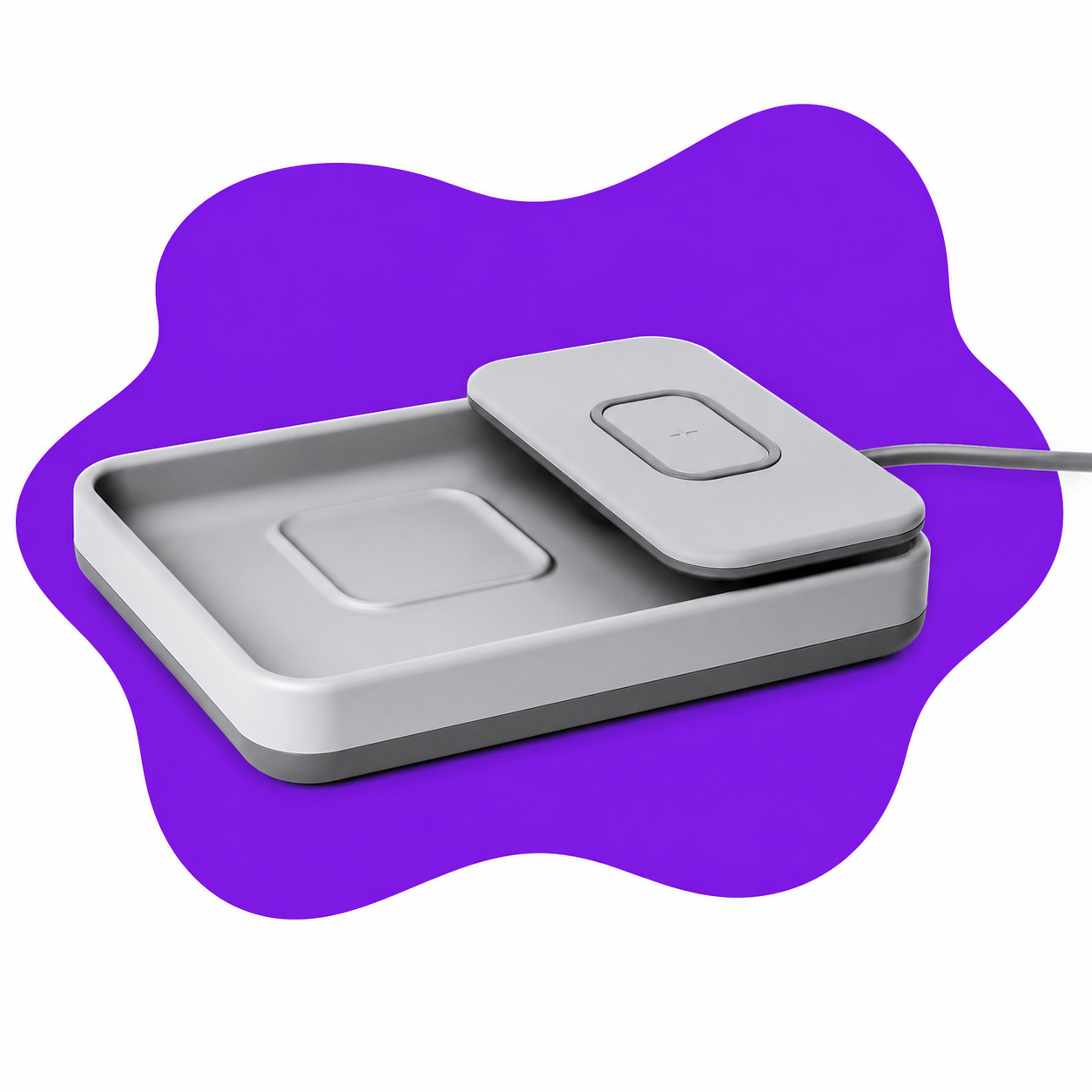 TYLT Tray Pivot 15W Fast Wireless Charger Compatible w Samsung, Apple & AirPods TYLT Tray Pivot 15W Fast Wireless Charger Compatible w Samsung, Apple & AirPods