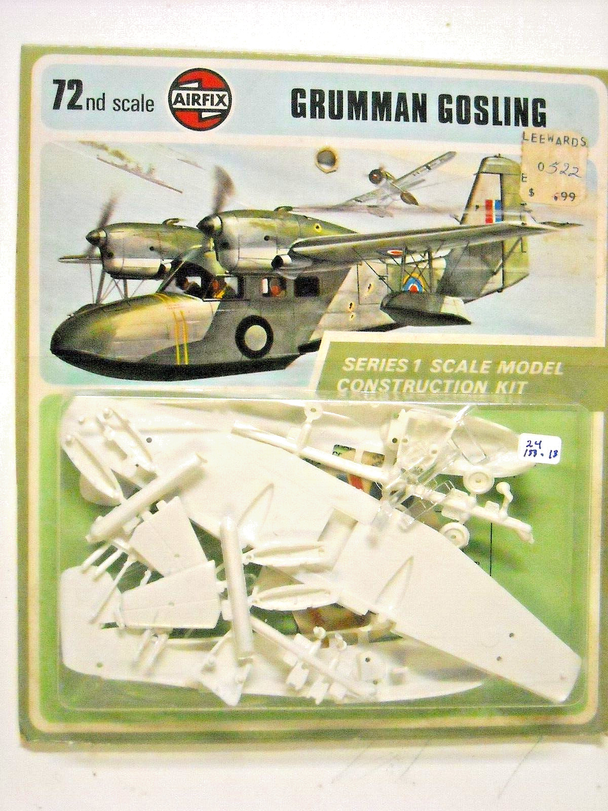 Rare Airfix 1/72 sealed blister pack Grumman Gosling 01024-9 Rare Airfix 1/72 sealed blister pack Grumman Gosling 01024-9
