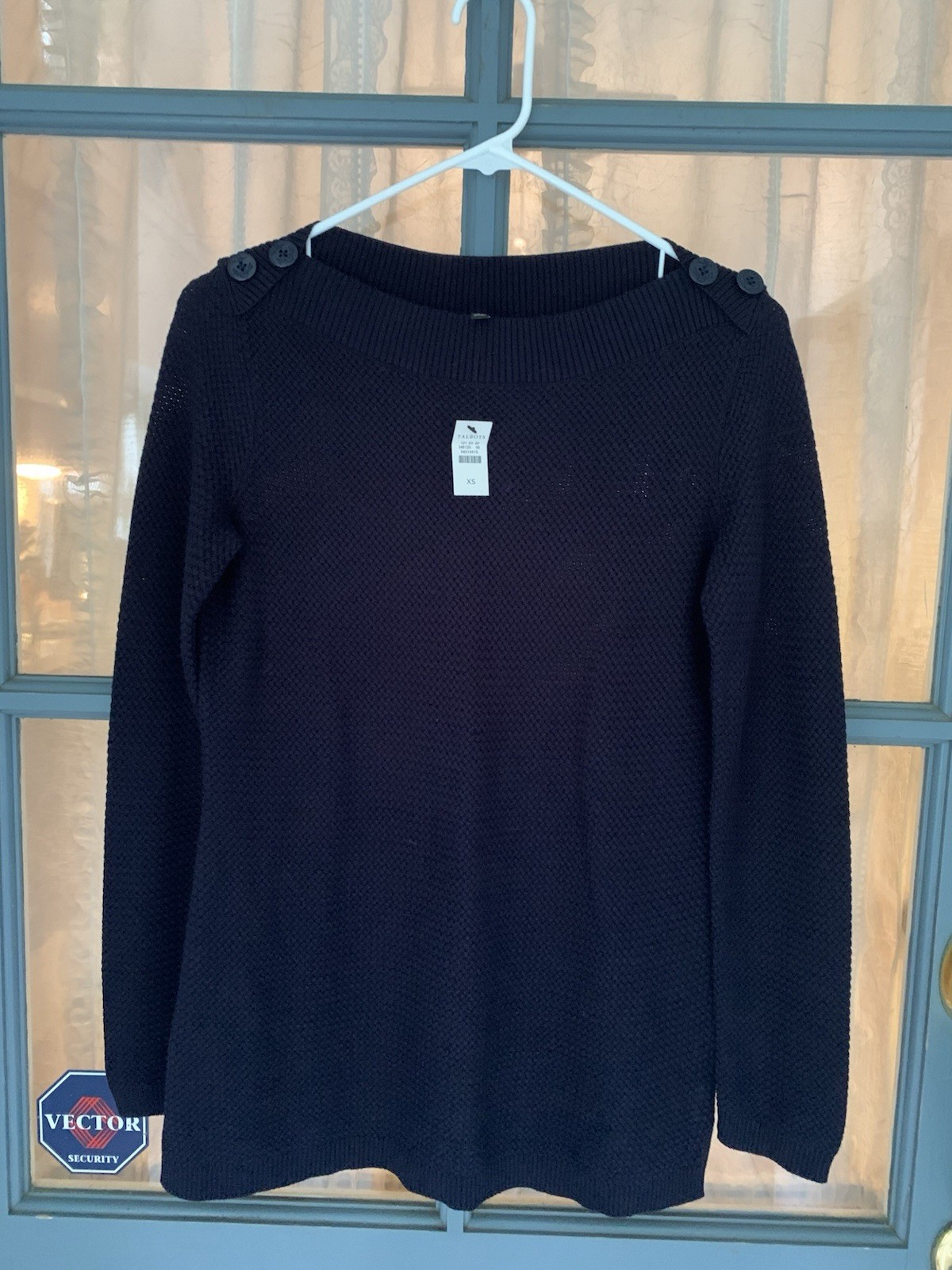 Talbots NWT Crewneck Knit Long Sleeve Sweater Size XS  Retail $98