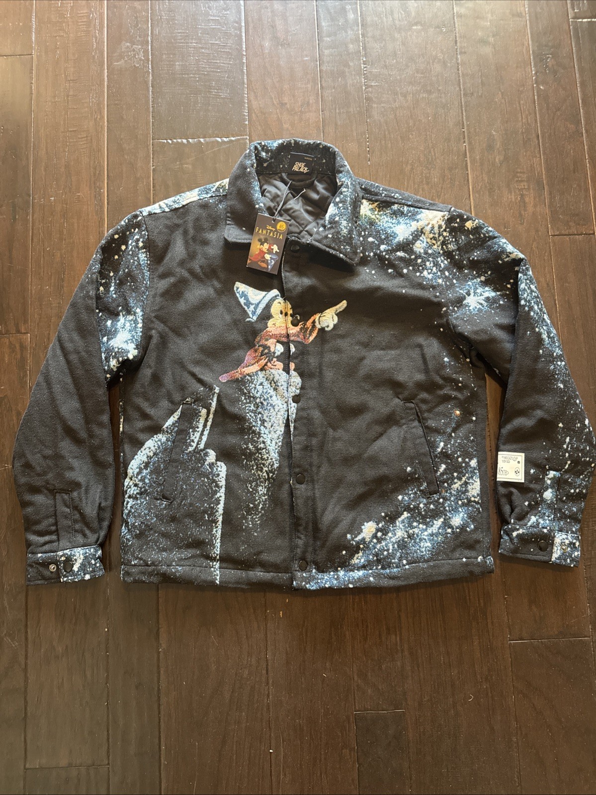 Disney Fantasia Mickey Mouse X Shoe Palace Wool Bomber Jacket Medium