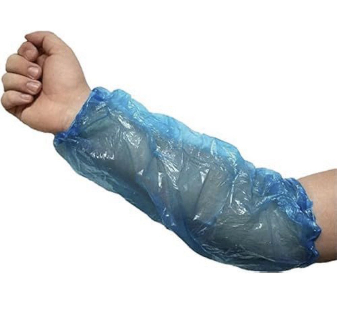Disposable Plastic Arm Sleeves 100 per pack (17 Packs available)