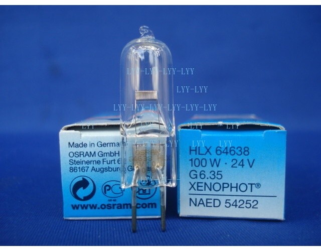   HLX64638 64638 24V100W G6.35 NAED 54252 XENOPHOT Halogen LAMP for B-480 *pt