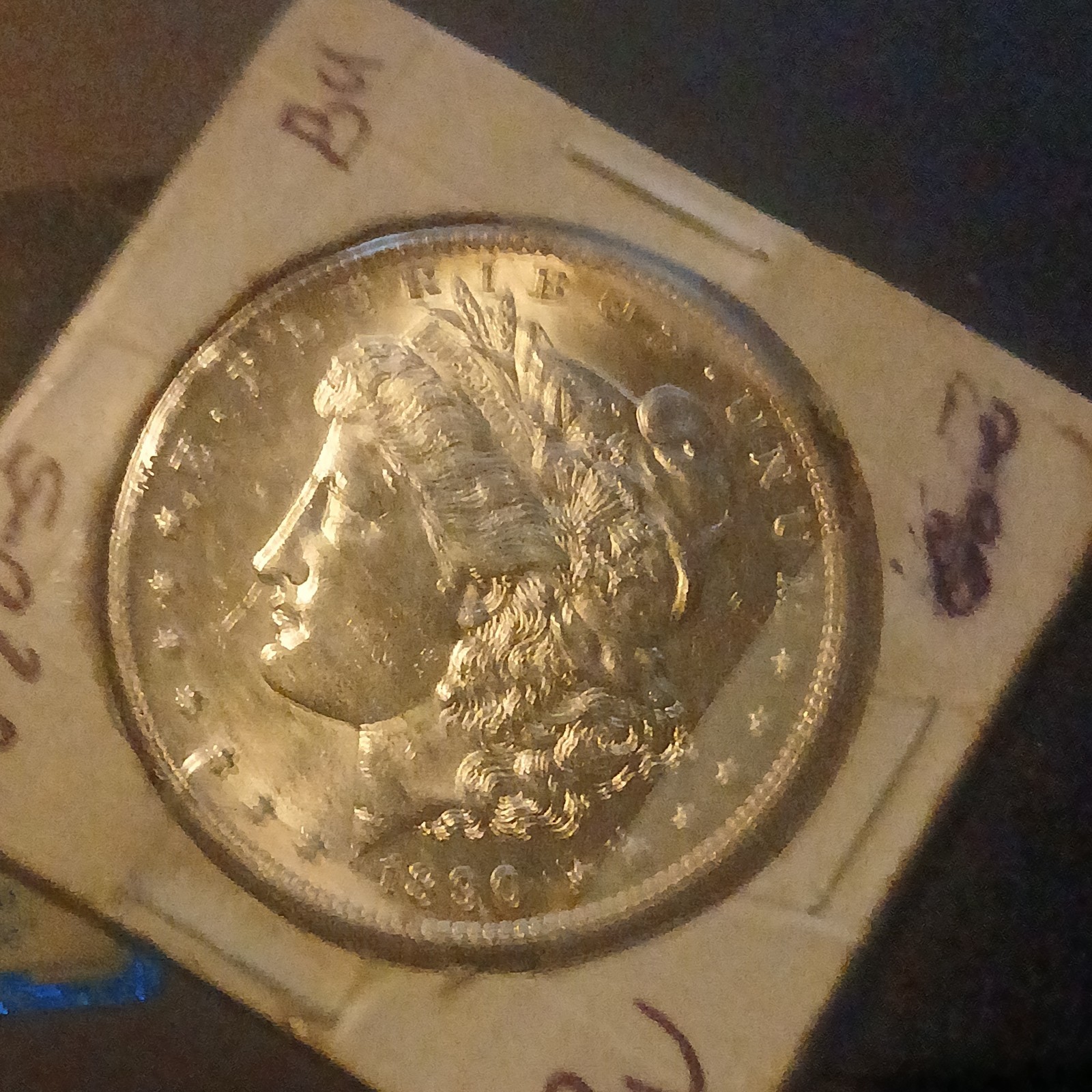 1890-S $1 MORGAN DOLLAR I UNCIRCULATED UNC SILVER COIN BU