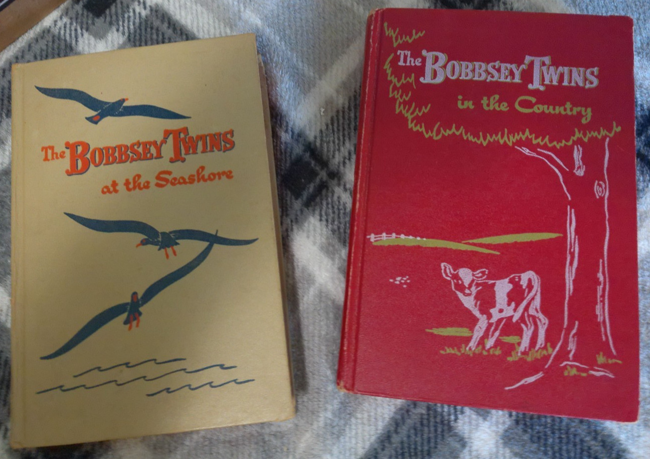 The Bobbsey Twins at the Seashore & in the Country Vintage 1950 Edition Cover The Bobbsey Twins at the Seashore & in the Country Vintage 1950 Edition Cover