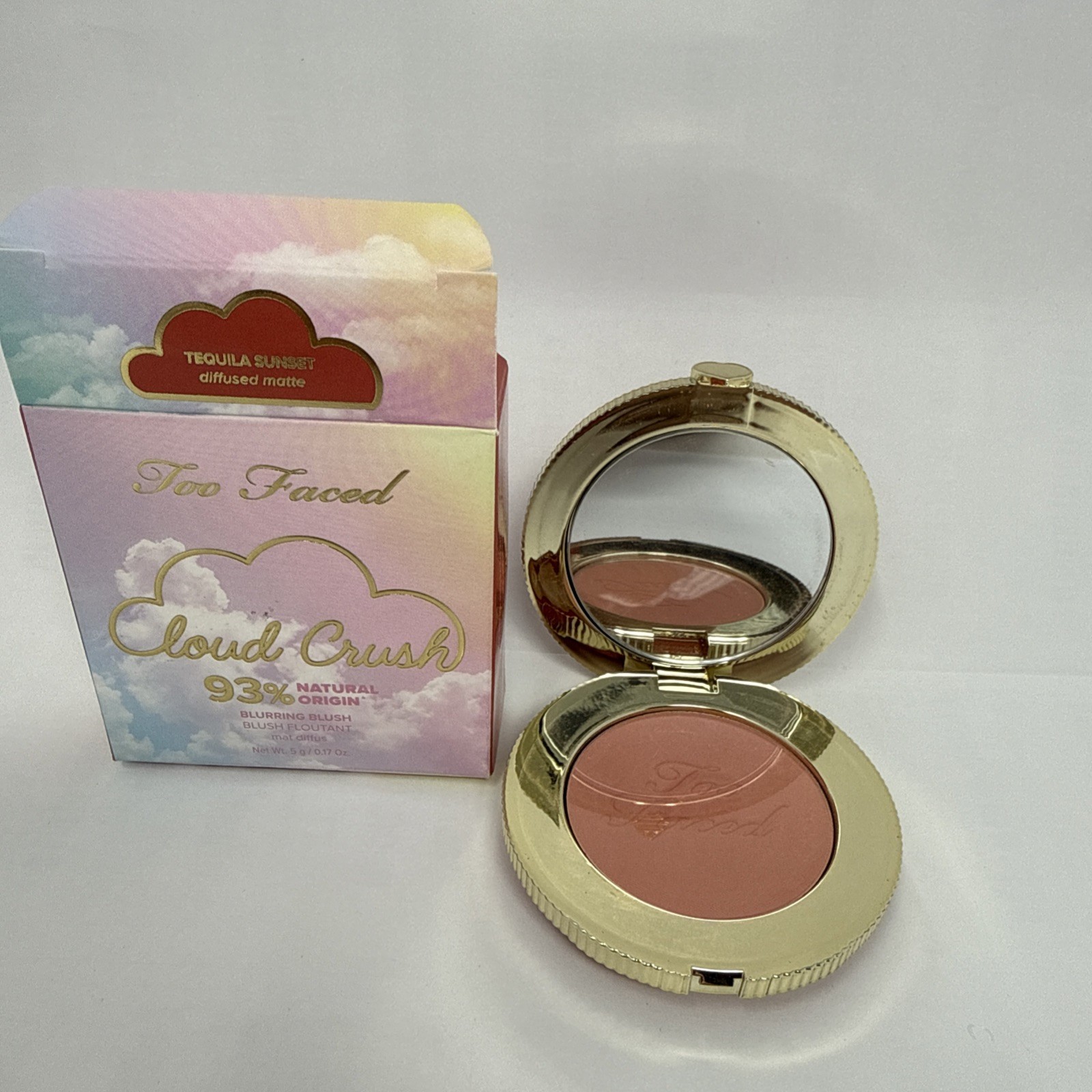 Two Faced Tequila Sunset Blurring Blush Powder Natural Cheek Makeup NEW CJ1