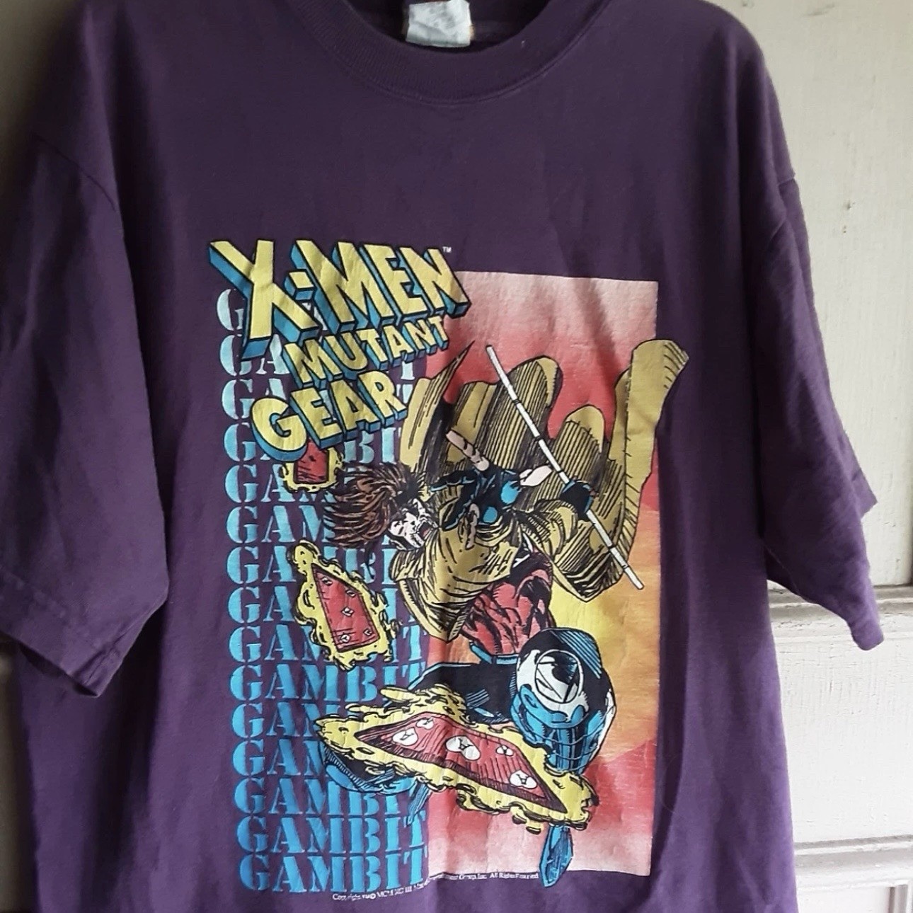 Vintage 1990\'s X-Men Gambit t-shirt Vintage 1990\'s X-Men Gambit t-shirt