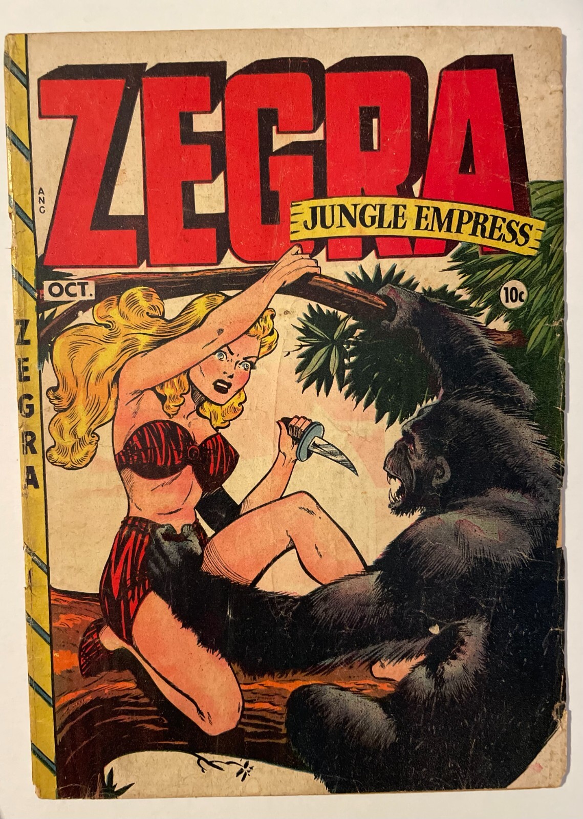 Zegra Jungle Empress 2 Fox Feature Syndicate Golden Age 1948 2.5 Good+ Zegra Jungle Empress 2 Fox Feature Syndicate Golden Age 1948 2.5 Good+