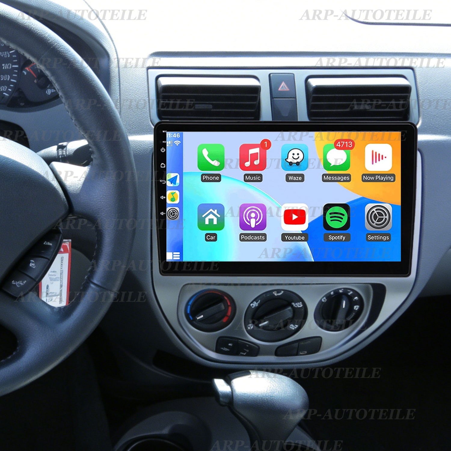 4+64G 10\'\' Android Car Stereo Radio For Ford Focus 2005-2007 Apple CarPlay NAVI