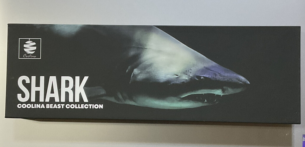 Coolina Beast Collection Shark Fixed Blade Butcher Cleaver Knife For Heavy Uses