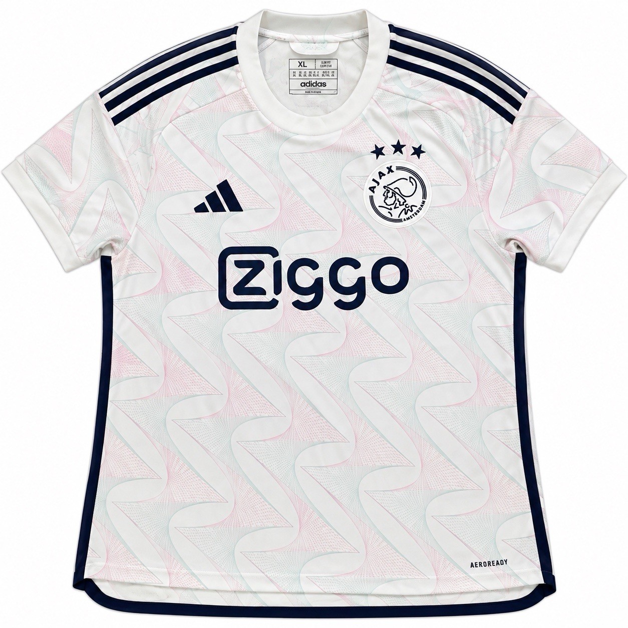 Ajax Amsterdam 2023/24 Away Football Shirt Adidas Size XL Authentic Jersey