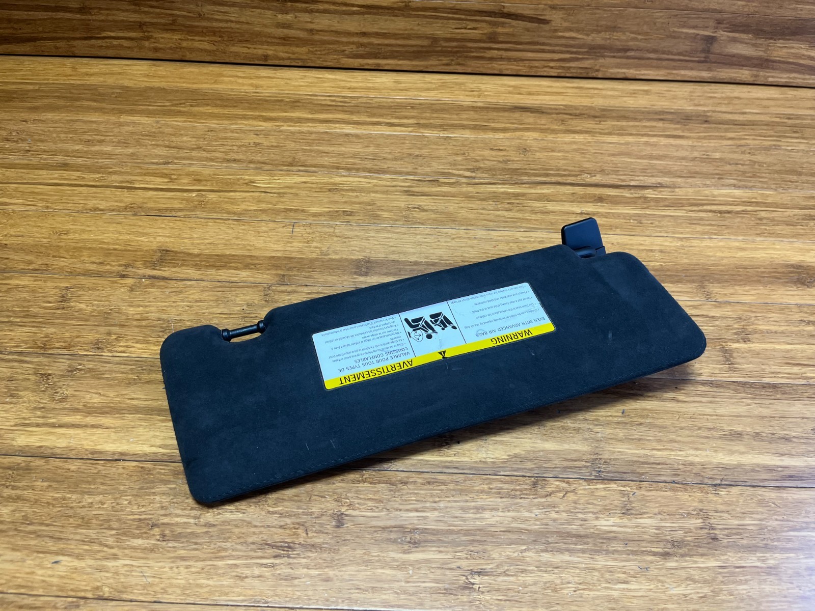 2015-2019 BMW X6M F86 Sun Visor Black Alcantara w/ Mirror Front Left Side OEM