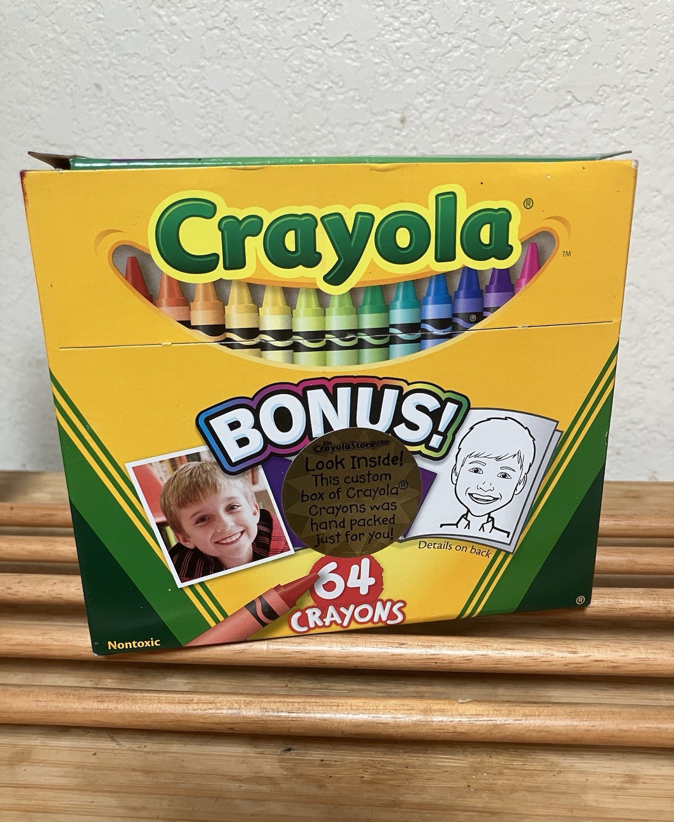 Rare Crayola Crayons 64 ‘ALL BLACK’ Custom Box Sharpener 2010. Art Teacher